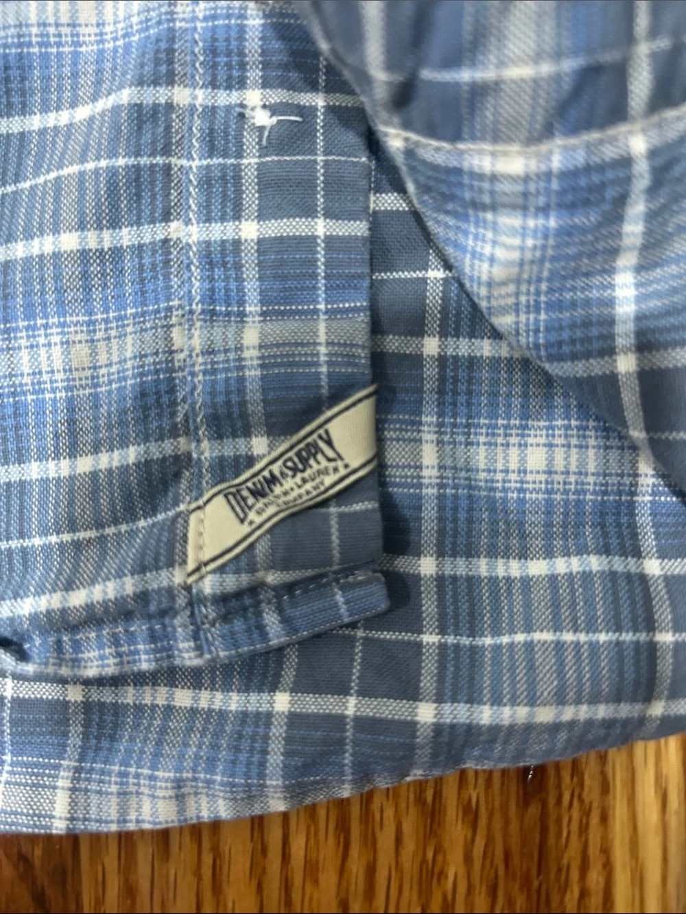 Denim & Supply Ralph Lauren Blue Plaid Button-Down Shirt
